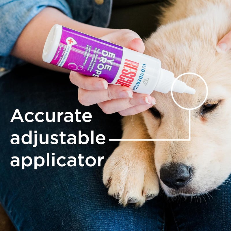 wondercide Rescue - Eye Drops and Wash for Pets - Relief for Dogs and Cats from Allergies, Itchy Red Irritated Eyes, Discharge - with Pure Hypochlorous - 4 oz - Image 5